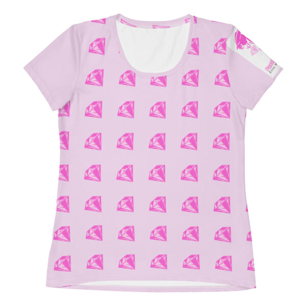 All-Over Print Women's Athletic T-shirt - Image 12