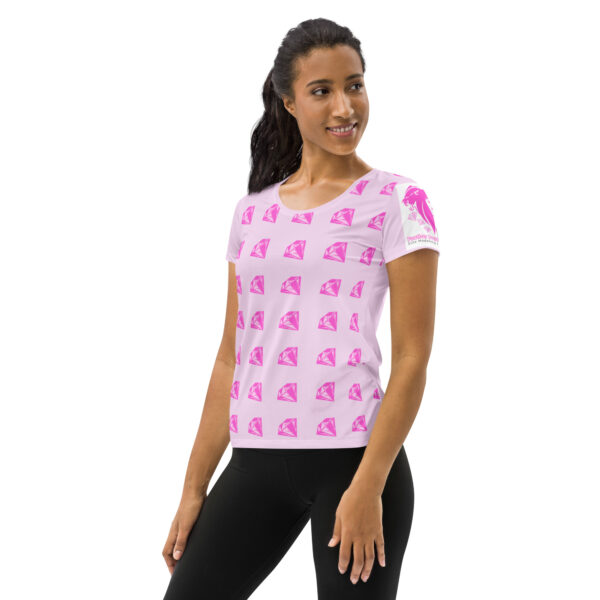 All-Over Print Women's Athletic T-shirt - Image 3