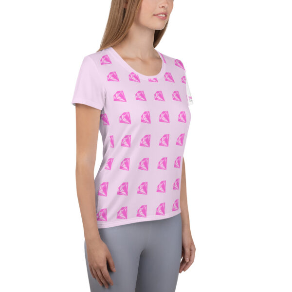All-Over Print Women's Athletic T-shirt - Image 17
